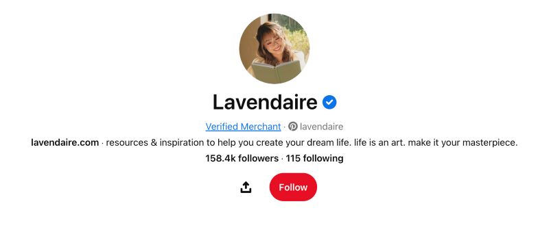 pinterest profile lavendaire resources and inspiration to create your dream life 