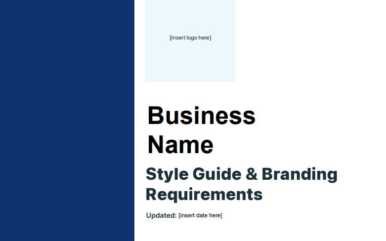 Style Guide & Branding Requirements.