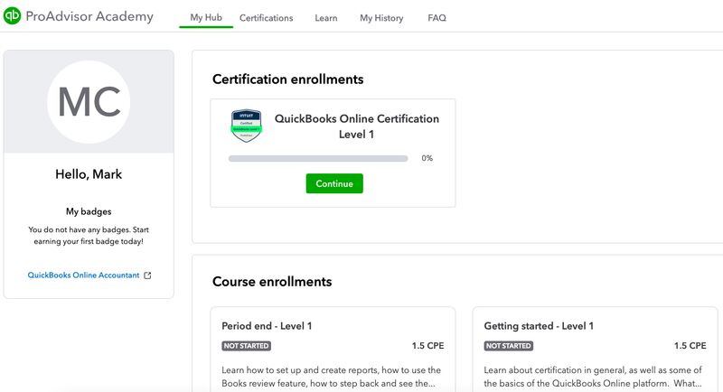 New ProAdvisor Academy in QuickBooks Online