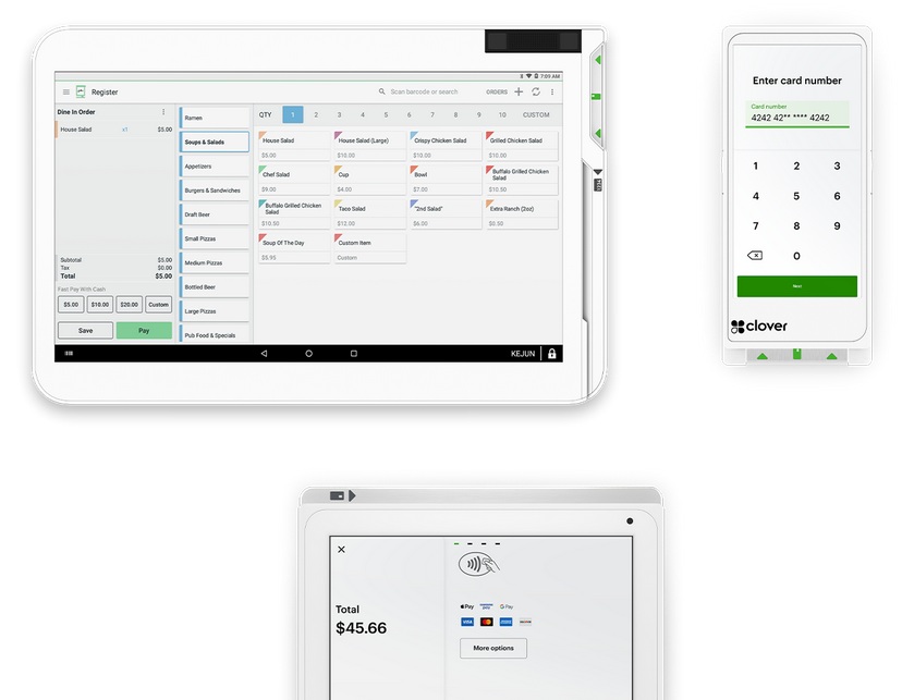 Clover hardware devices.