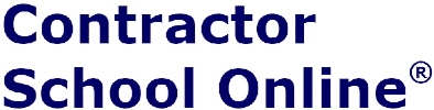 Contractor School Online logo