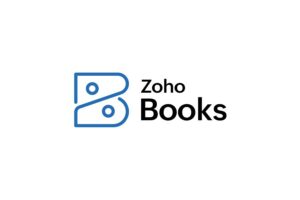 Zoho Books logo as feature image for Zoho books review article.