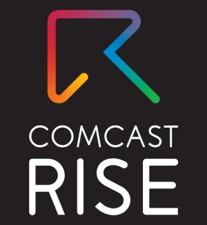 Comcast Rise logo.