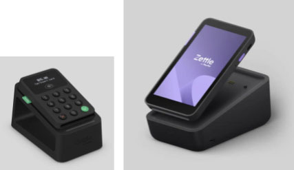 PayPal mobile and stand alone handheld POS card terminals.
