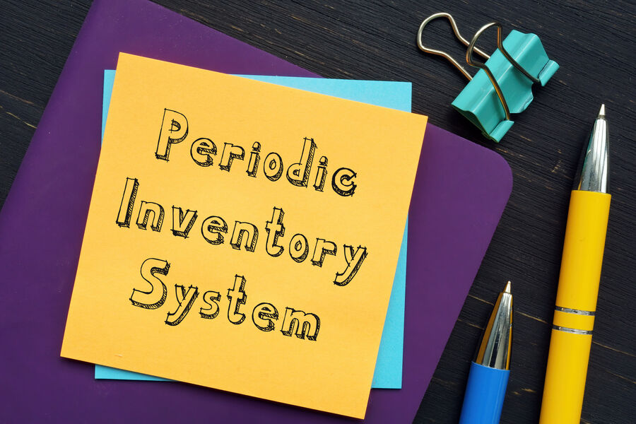 Business concept about Periodic Inventory System with inscription on the page.