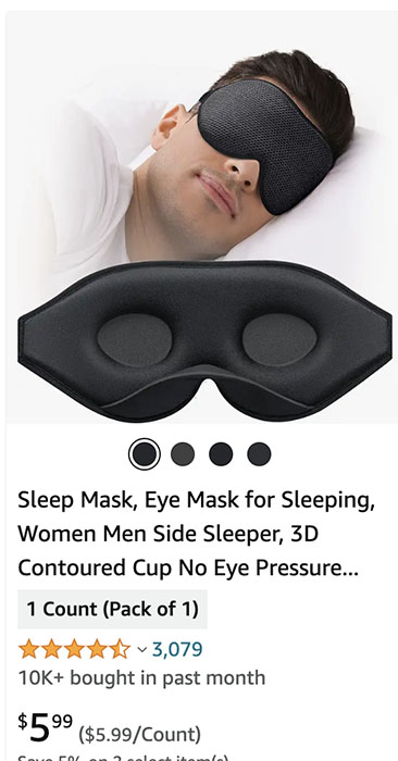 Sleeping mask wholesale Alibaba pricing.