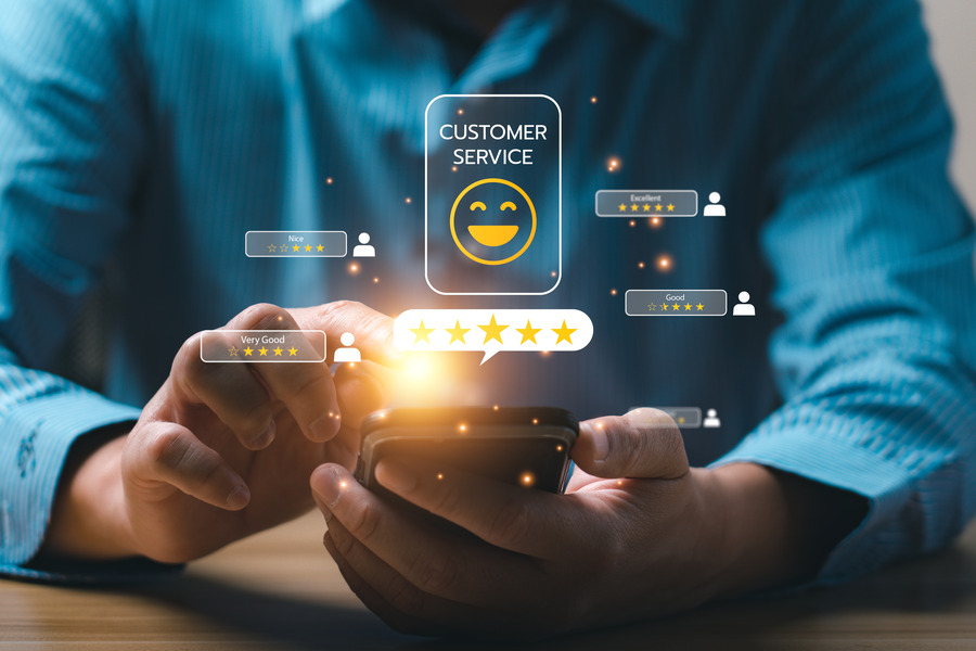 Image showing animated image of customer service