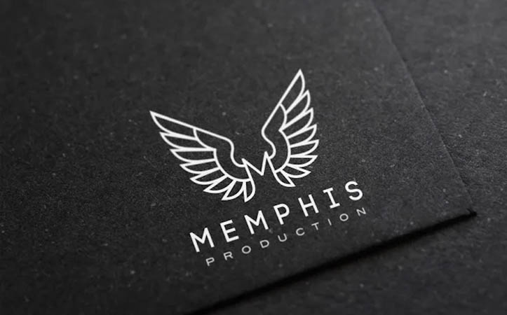 sample logo for Memphis Productions created by designer at Fiverr