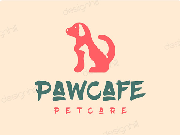 logo design for Pawcafe Petcare on Designhill logo maker