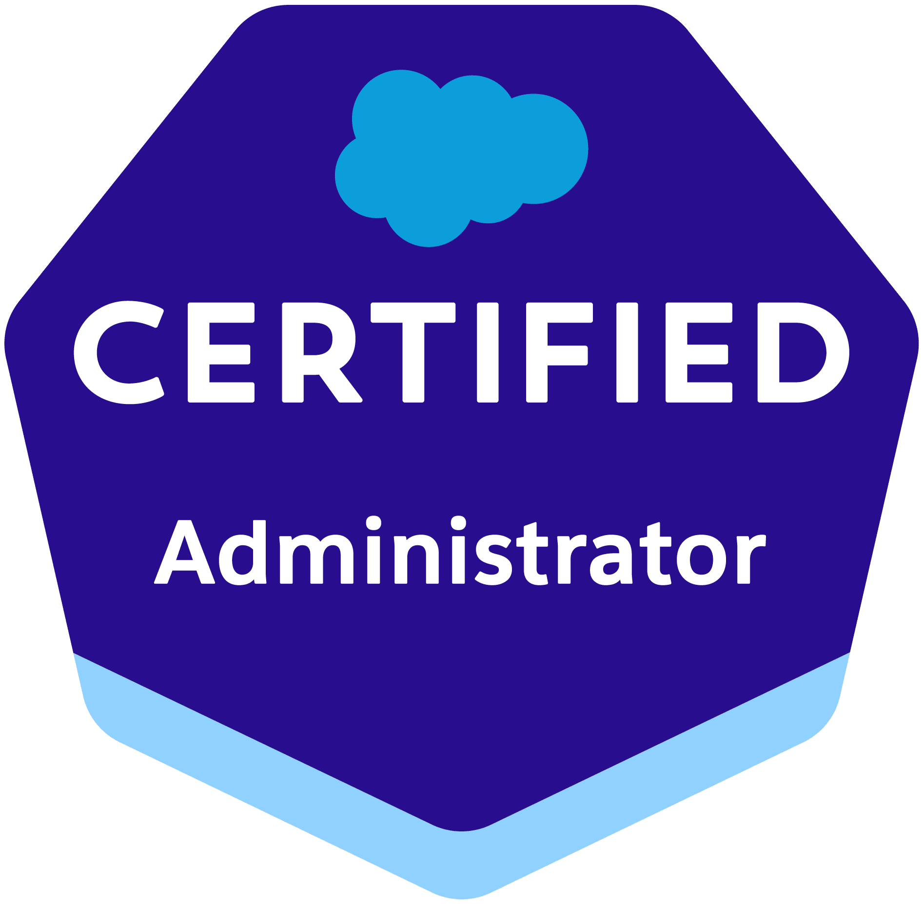 Certified Salesforce Administrator Logo.