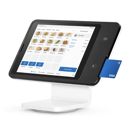 Square Stand used for EMV (dipped) payments.