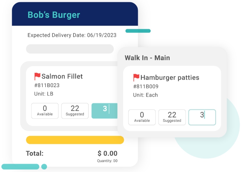 Inventory delivery tracking.