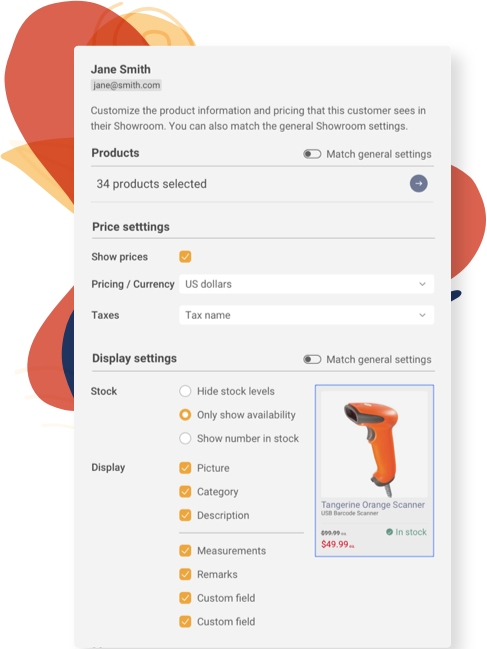 inFlow Inventory B2B Portal.