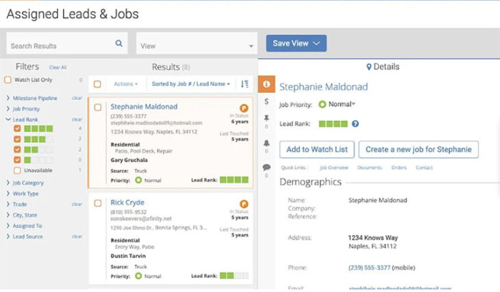 AccuLynx streamlines the roofing sales qualification process with lead intelligence.