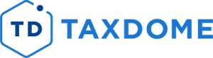 Taxdome logo.