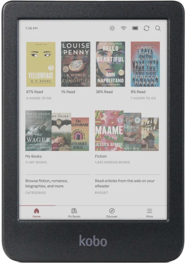 Kobo Clara allows you to read eBooks in color