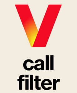 Verizon call filter logo.