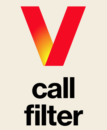 Verizon call filter logo.