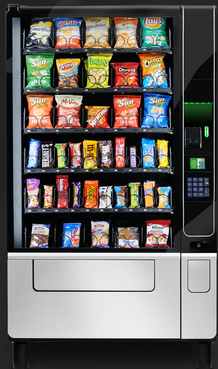 MarketOne Snack Vending Machine with card reader