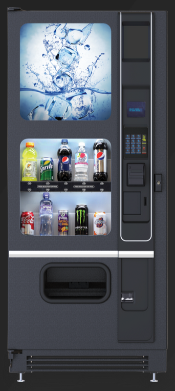 500 cans/240 bottles capacity cold-drink vending machine (10 selections)