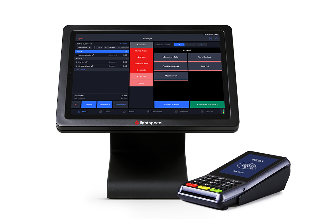 Lightspeed POS and card reader