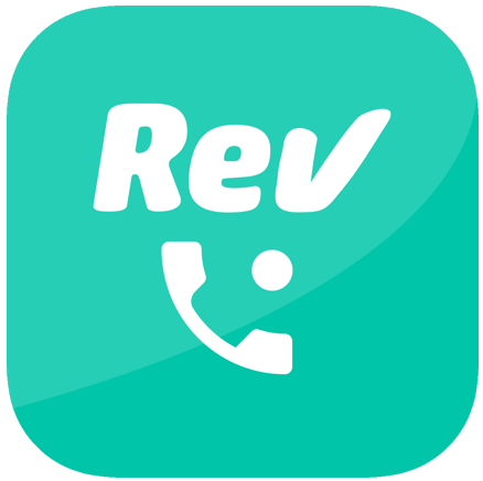 Rev Call Recorder logo.