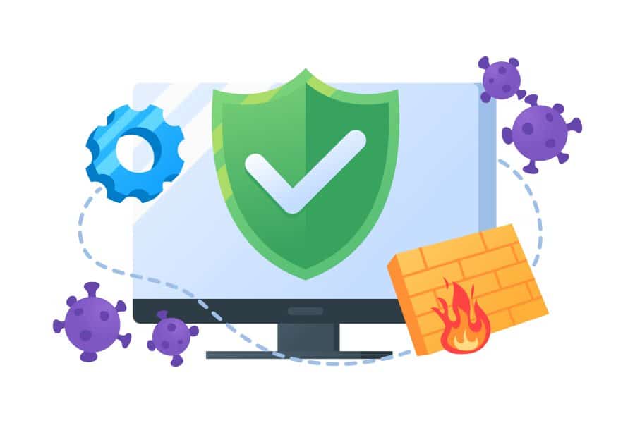 Antivirus graphic.