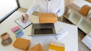 A small business handling dropshipping of orders.