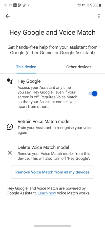 Mobile phone screen featuring the Google Gemini app.