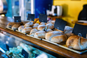 Sweet Baked Goods At Bakery Shop