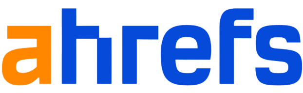 Ahrefs logo.