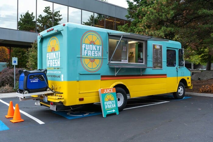 bright juice truck