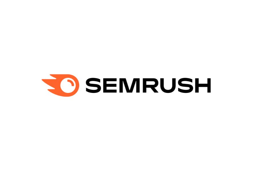 Semrush logo on white background