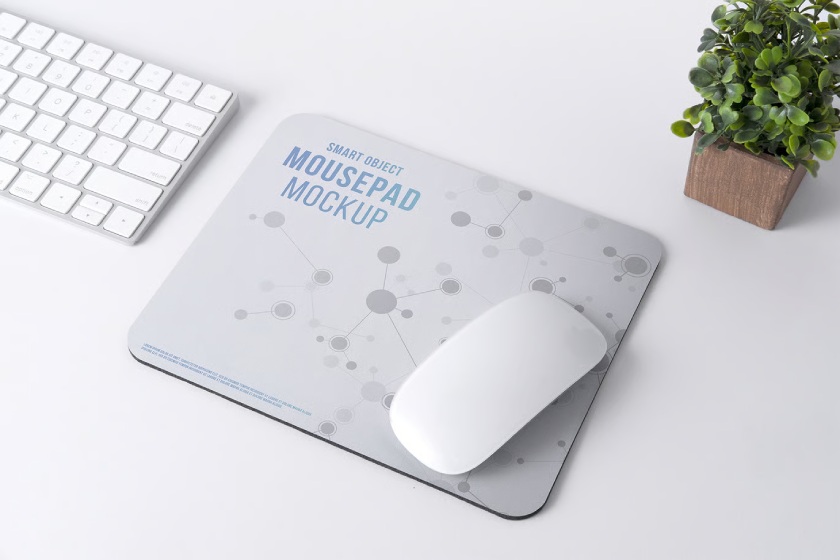 A sample branded mousepad.