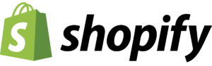 Shopify logo.