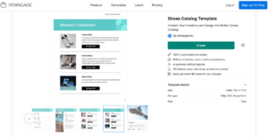Venngage product catalog