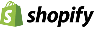 Shopify logo.