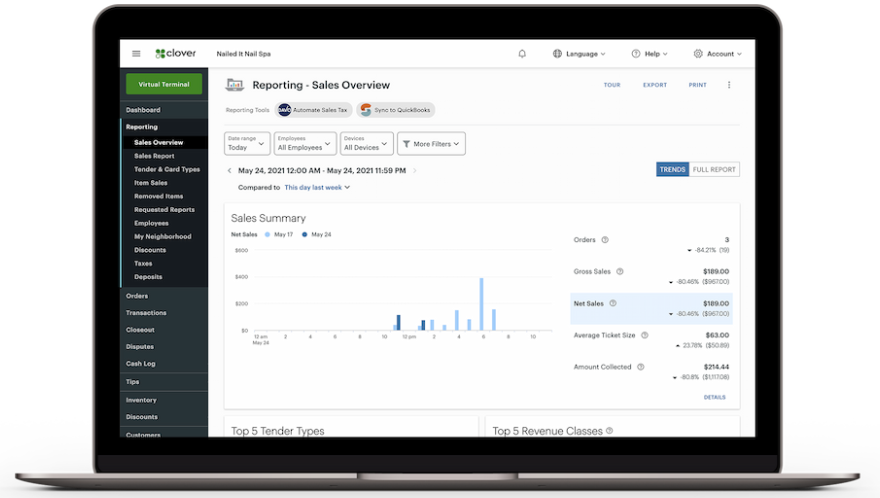 no-social-img Clover dashboard