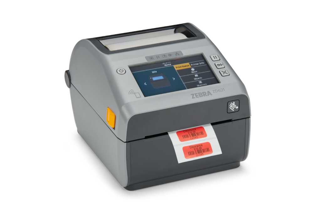 Thermal label printers can print large amounts of labels in a short time.