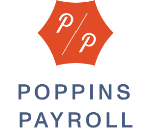 Poppins Payroll logo.